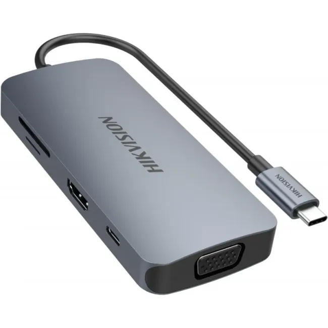 MINI STATION D'ACCUEIL USB C 8 IN 1 HIKVISION