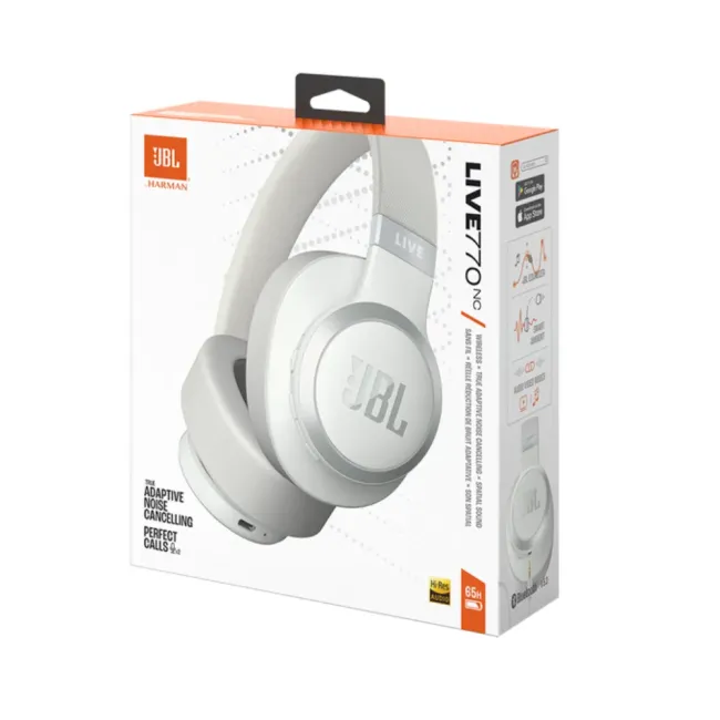 CASQUE LIVE 770 NC WHITE JBL