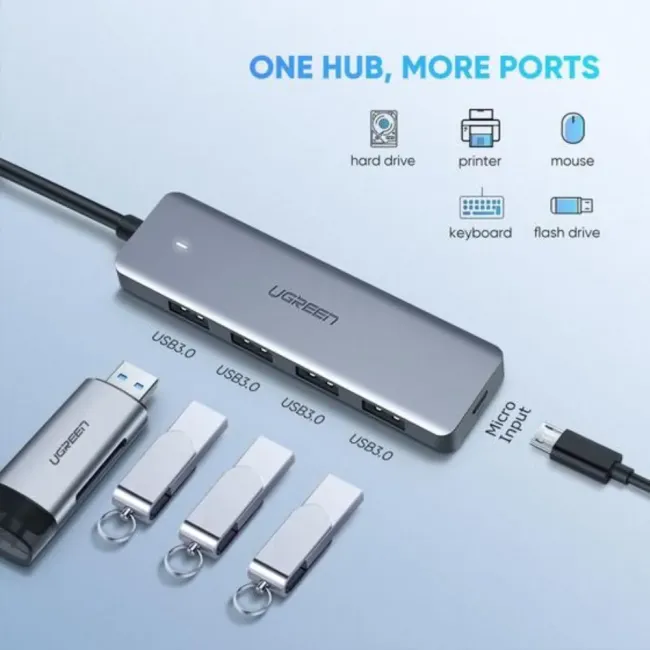 HUB USB C TO 4 X USB 3.0 UGREEN