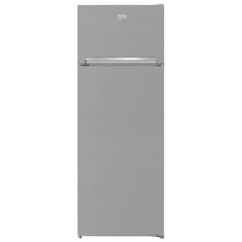 REFRIGERATEUR FROST 2P 240L ARGENT BROSSE CLASSE A+ BEKO