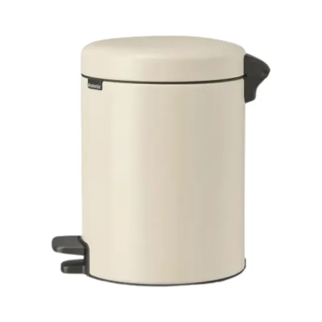 Poubelle à Pedale NewIcon 5L Bin soft beige BRABANTIA