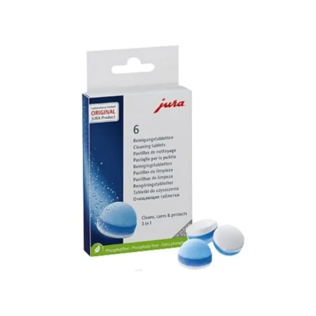 ACCESSOIRES PASTILLES DE NETTOYAGE 3 PHASES JURA