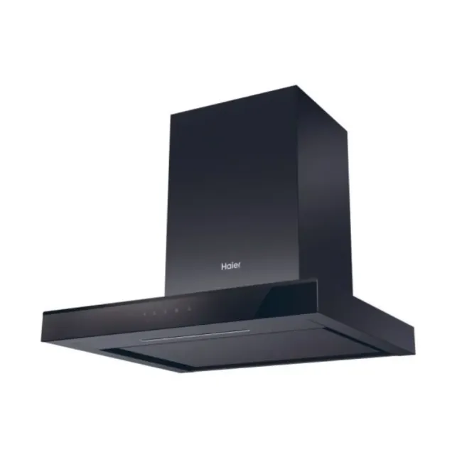 HOTTE CHEMINEE I-Clean série 4 Verre Noir 90 cm A+HAIER