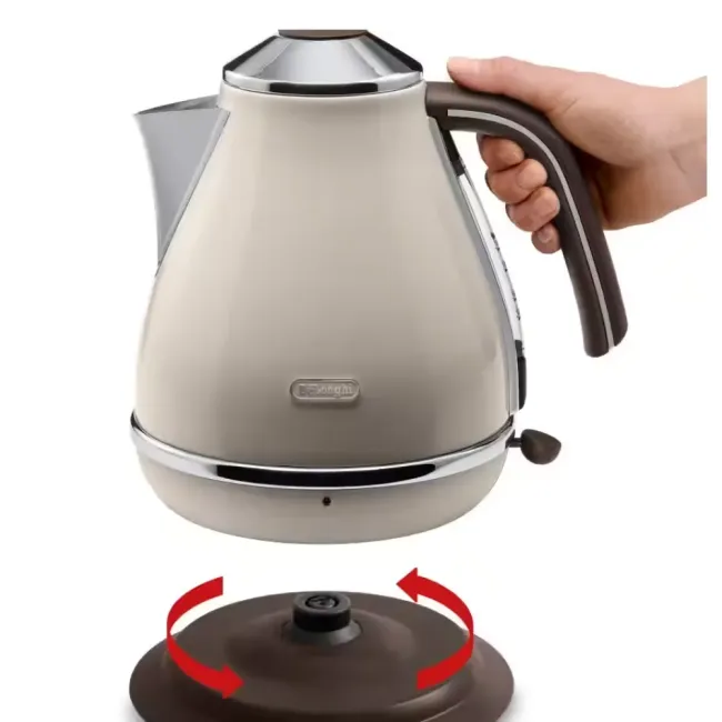 Bouilloire électrique Icona Vintage - Beige  DELONGHI