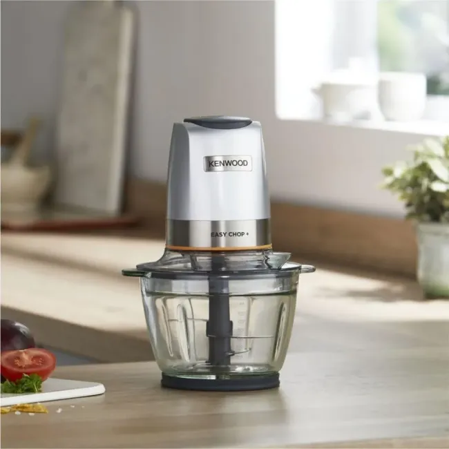 Mini Hachoir Easy Chop bol en verre + 500 W Silver Kenwood
