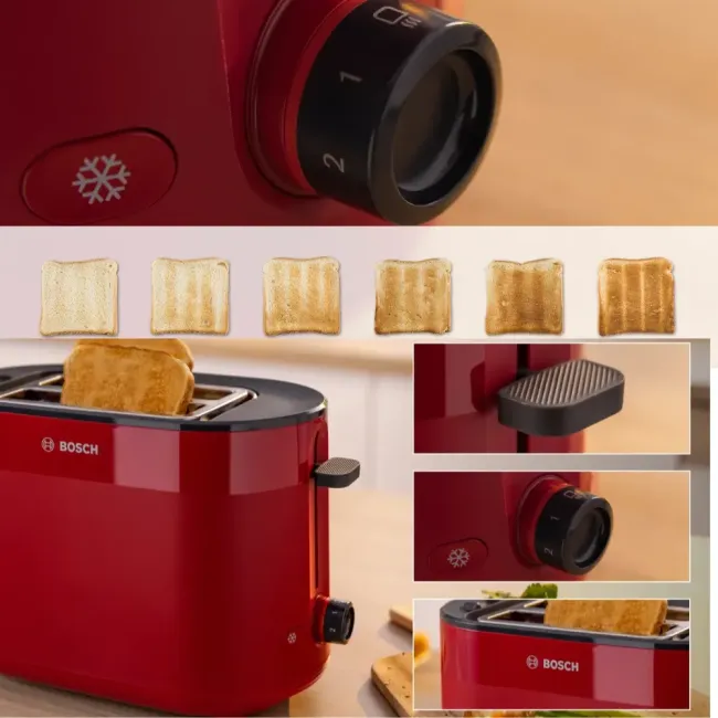 TOASTER COMPACT MY MOMENT ROUGE BOSCH
