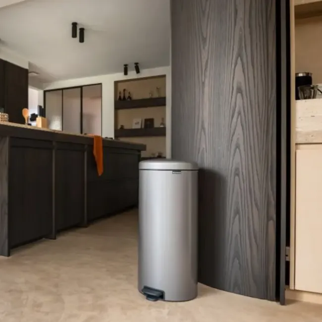 Poubelle à Pedale NewIcon 30L Platinium BRABANTIA