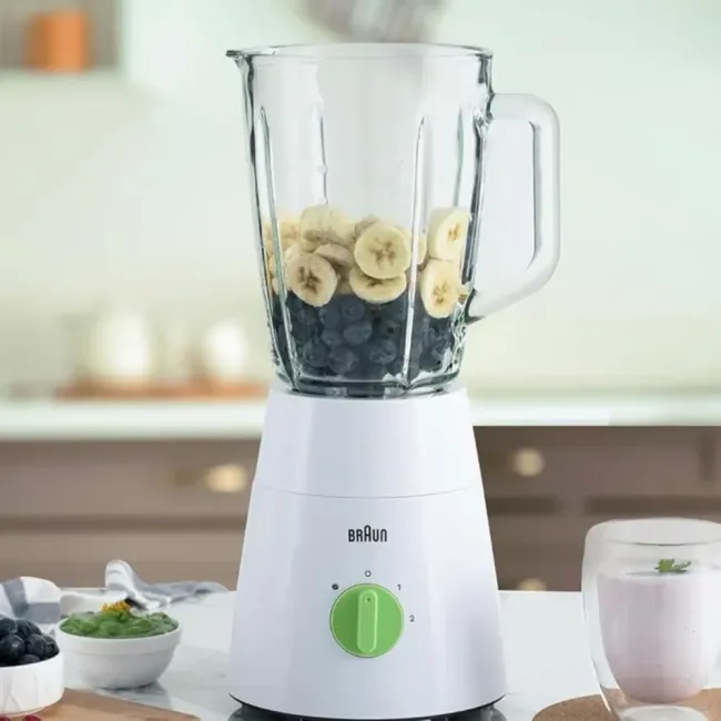Blender bol verre 500 W- 1,5 L- Technologie TriAction, 2 Moulin BRAUN