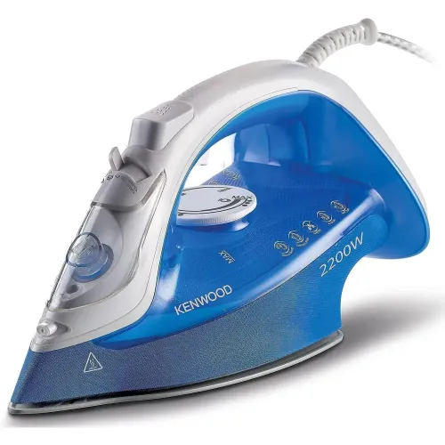 Fer à vapeur céramique 2200W,  40/130g, Anti-goutte bleu Kenwood