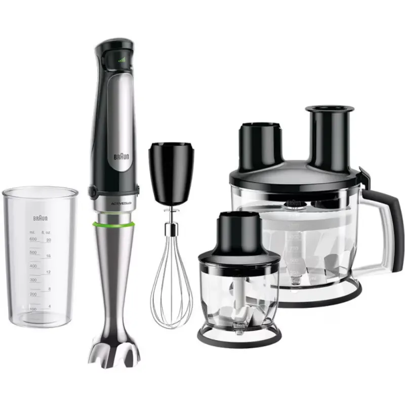 Mixeur Plongeant MultiQuick 7 + Technologie ActiveBlade + Bol 1 BRAUN