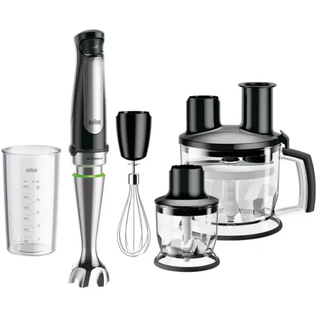 Mixeur Plongeant MultiQuick 7 + Technologie ActiveBlade + Bol 1 BRAUN