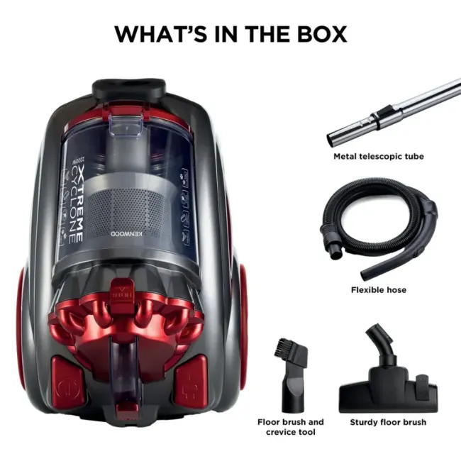 Aspirateur traîneau multi-cyclonique sans sac  2200 W- 3,5 L Kenwood
