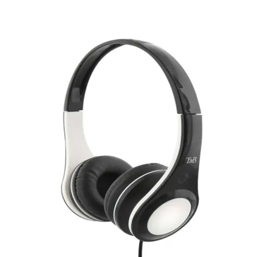 DOTCOM - Casque Audio  + Micro filaire - Arceau ajustable - Blanc TNB
