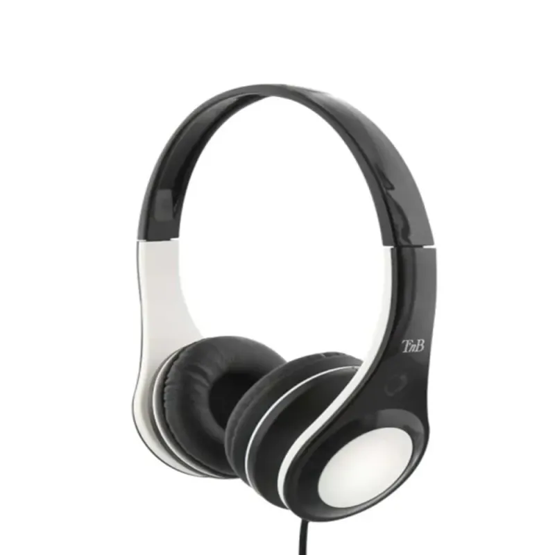 DOTCOM - Casque Audio + Micro filaire - Arceau ajustable - Blanc TNB