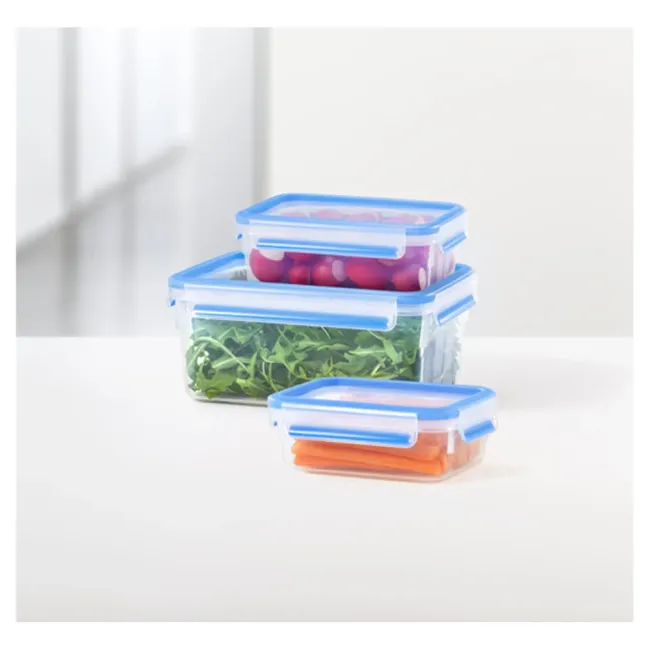 SET DE 3 BOITES ALIMENTAIRES MASTERSAL PL 0.55/1L/2.0L TEFAL