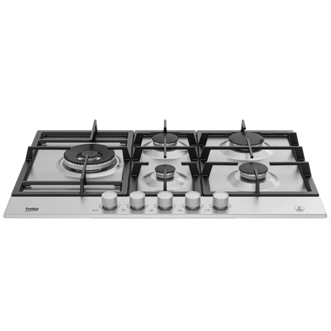 TABLE DE CUISSON 5F 75CM INOX BEKO