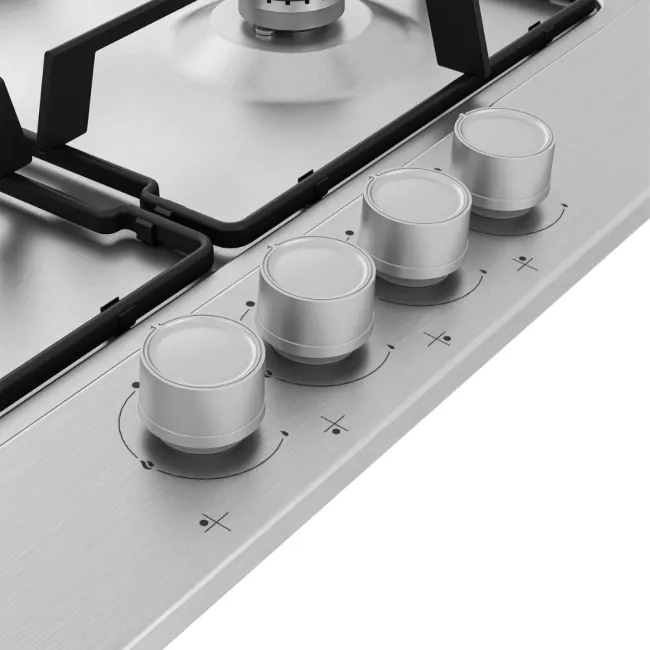 TABLE DE CUISSON 4F 60CM INOX BEKO