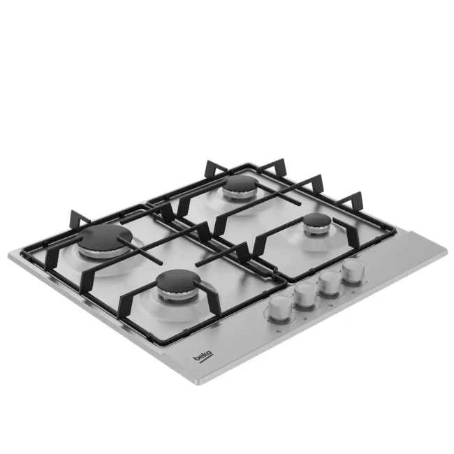 TABLE DE CUISSON 4F 60CM INOX BEKO