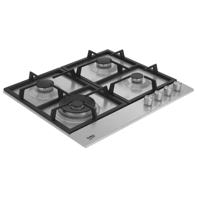 TABLE DE CUISSON 4F AVEC WOK 60CM INOX BEKO