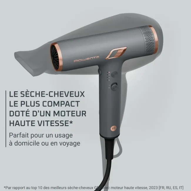 SECHE CHEVEUX MAESTRIA NANO ULTIMATE EXPERIENCE 266KM/H GRIS ROWENTA