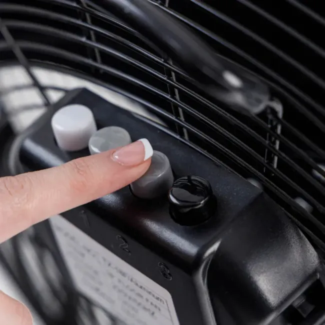 VENTILATEUR SIROCCO 18 NOIR TAURUS