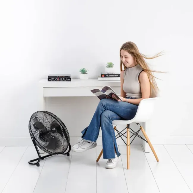 VENTILATEUR SIROCCO 18 NOIR TAURUS
