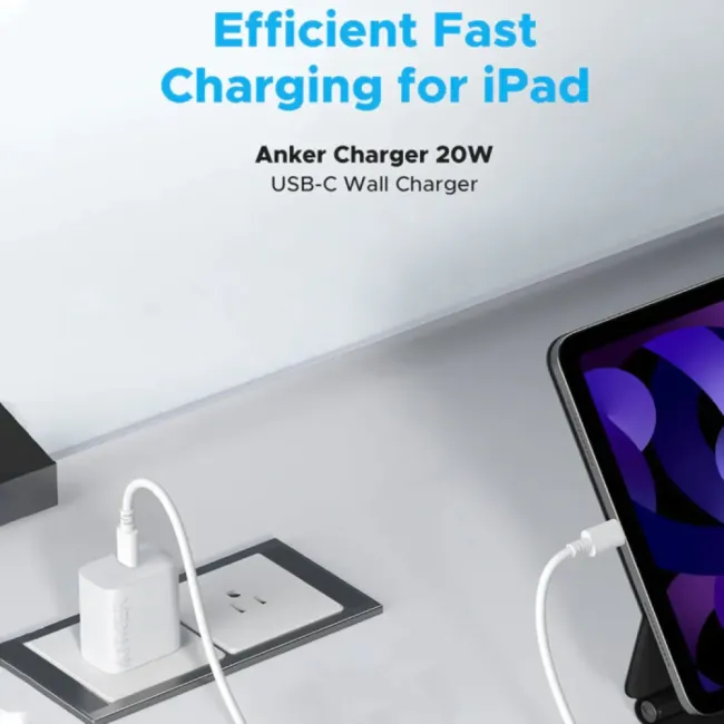 Anker 20W USB-C Wall Charger White 194644167899
