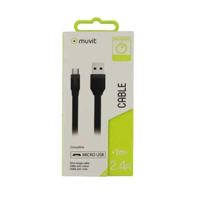 Câble USB/Micro USB porte-clés - Blanc TNB