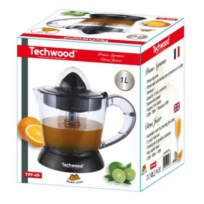 PRESSE AGRUMES NOIRE TECHWOOD