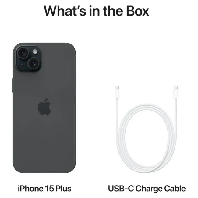 iPhone 15 PLUS 128GB BLACK APPLE