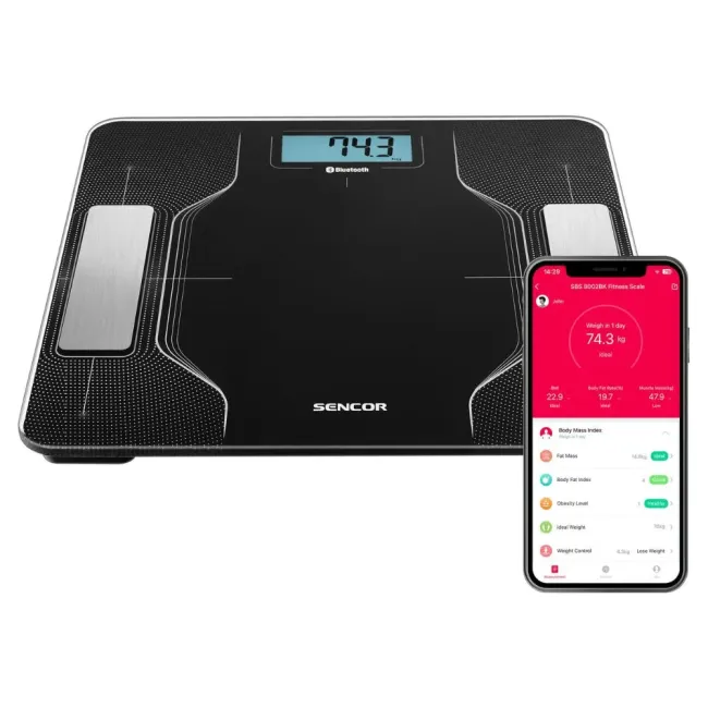 PESE PERSONNE  FITNESS NOIR SENCOR