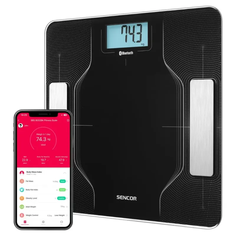 PESE PERSONNE FITNESS NOIR SENCOR