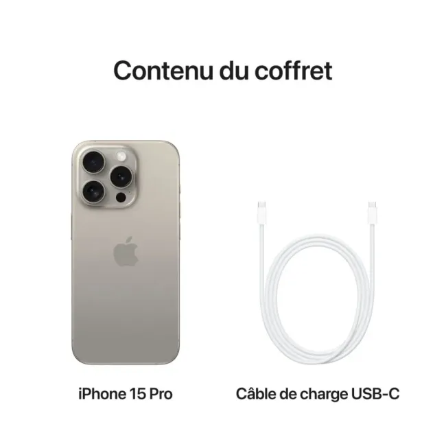 iPhone 15 Pro 256GB Natural Titanium APPLE