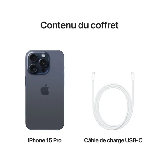 iPhone 15 PRO 256GB BLEU TITANIUM APPLE