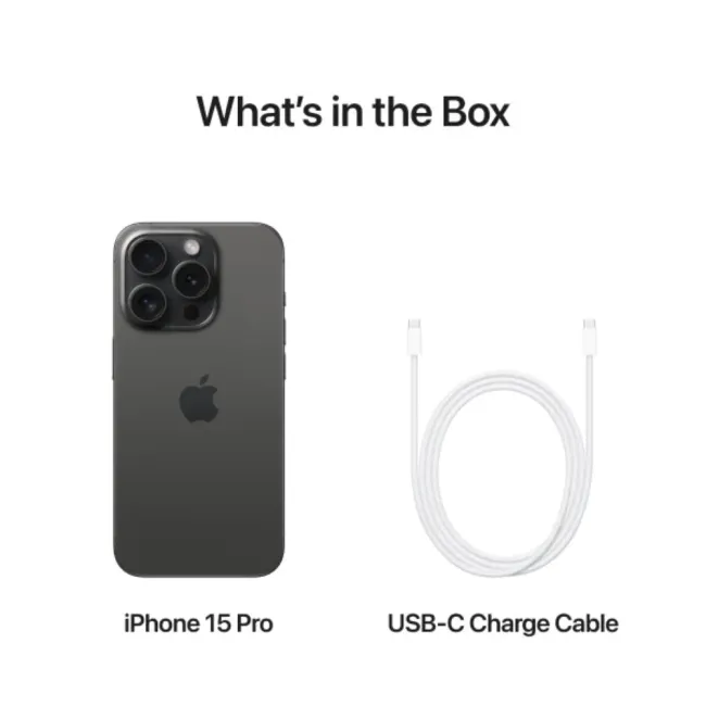 iPhone 15 PRO 1TB BLACK TITANIUM APPLE
