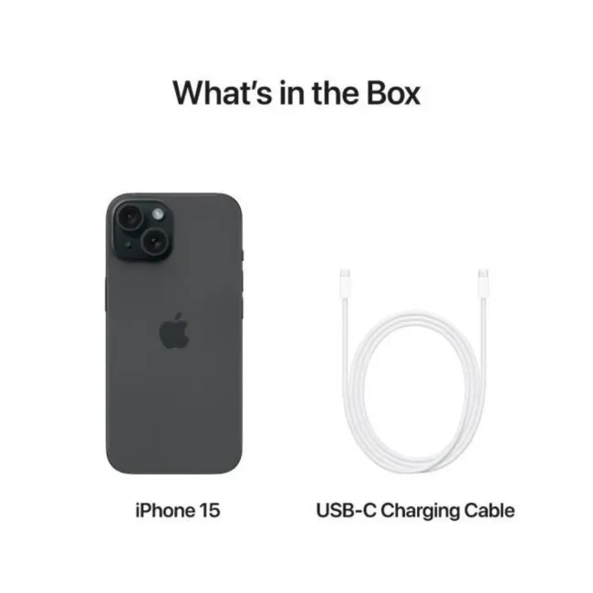 iPhone 15 128GB BLACK APPLE