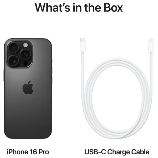 iPhone 16 Pro 128GB Black Titanium APPLE