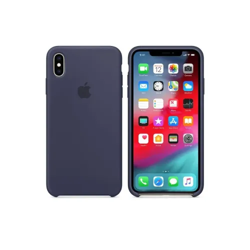 ETUI IPHONE XS MAX SILICONE CASE - MIDNIGHT BLUE APPLE