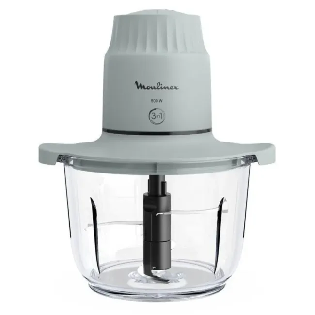 HACHOIR CHOPPEO 3EN1 4LAMES 500W BOL EN VERRE 2L MOULINEX