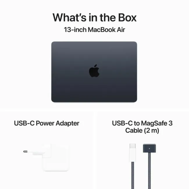 MacBook Air 13'' M3 8-CORE CPU 8GB/256GB SSD MIDNIGHT APPLE