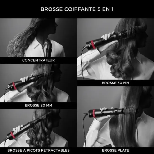 BROSSE CHAUFFANTE EXPRESS STYLE 5EN1 KARL LAGERFELD X ROWENTA