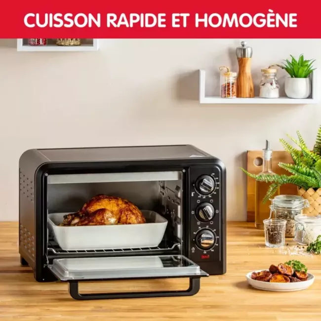 FOUR OPTIMO 19L 1380W NOIR MOULINEX