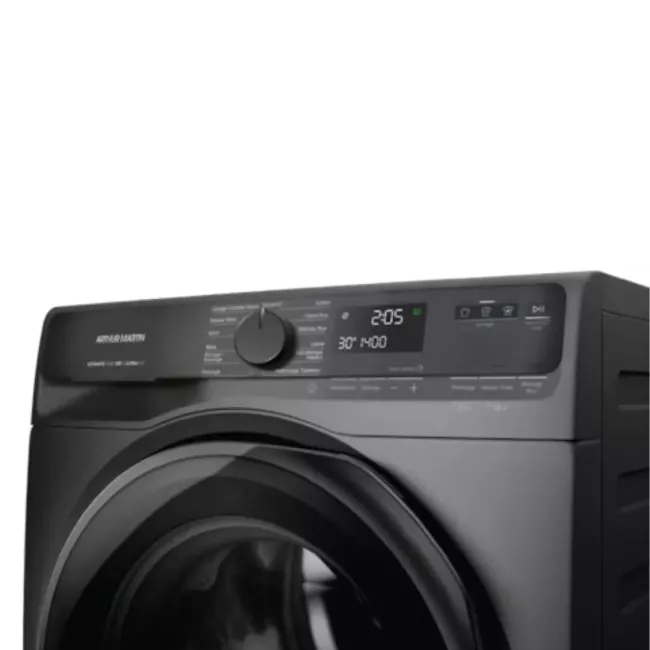 LAVE LINGE 8KG 500S, 1200TRs DARK SILVER INVERTER ARTHUR MARTIN