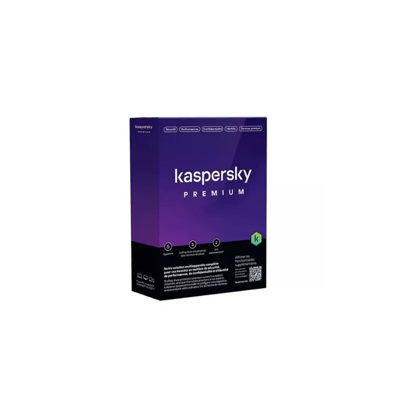 ANTIVIRUS PREMIUM 5 POSTES 1 AN KASPERSKY