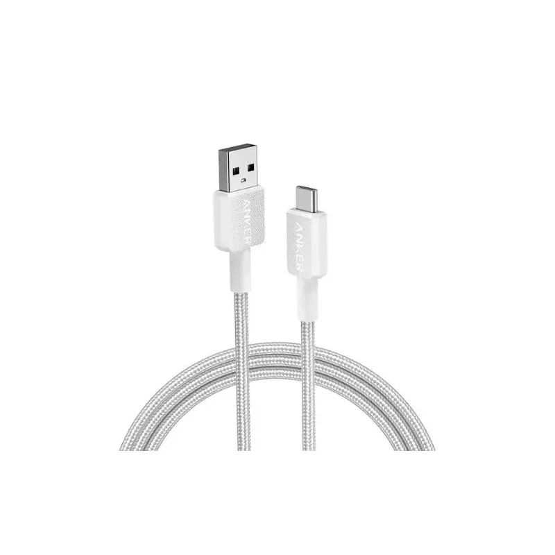 Anker 322 USB-A to USB-C Cable (3ft Braided) White 194644115609
