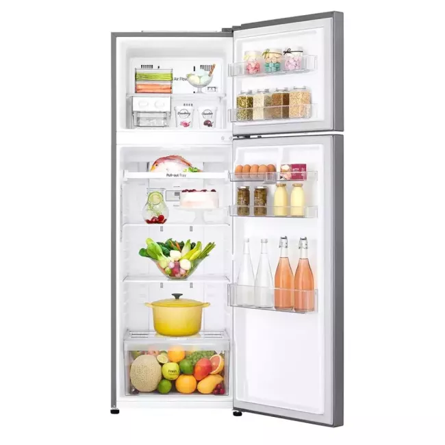 REFRIGERATEUR INOX 430L 2P LG