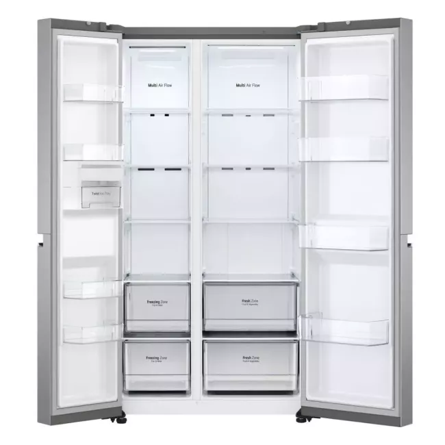 REFRIGERATEUR SIDE BY SIDE 647L 2P SILVER LG