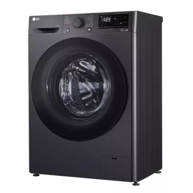 LAVE LINGE 8.5KG/1200Trs NOIR LG