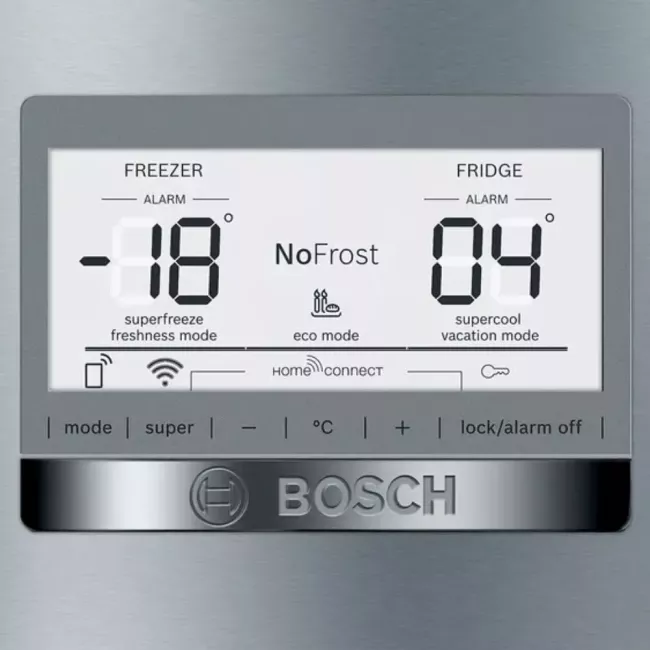 COMBINE BOTTOM FREEZER INOX 86CM EASY CLEAN A++ BOSCH