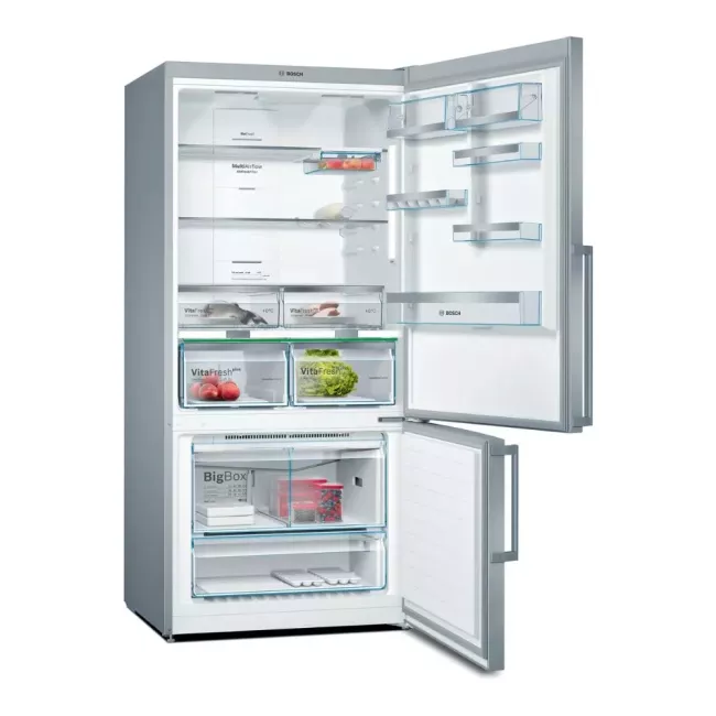 COMBINE BOTTOM FREEZER INOX 86CM EASY CLEAN A++ BOSCH
